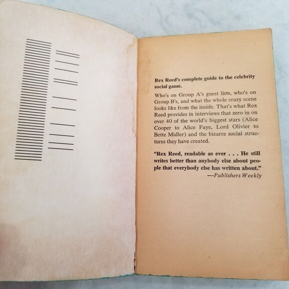 People are crazy here paperback book by Rex Reed first Dell Printing 1975 - Picture 7 of 8